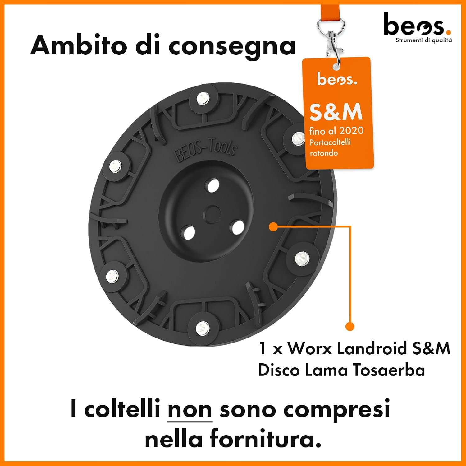 Thumbnail 1 de Disco lama rinforzato in fibra per tosaerba robotizzato a 6 lame (compatibile Worx Landroid S&M fino al 2020, Landxcape, Kress, Einhell)