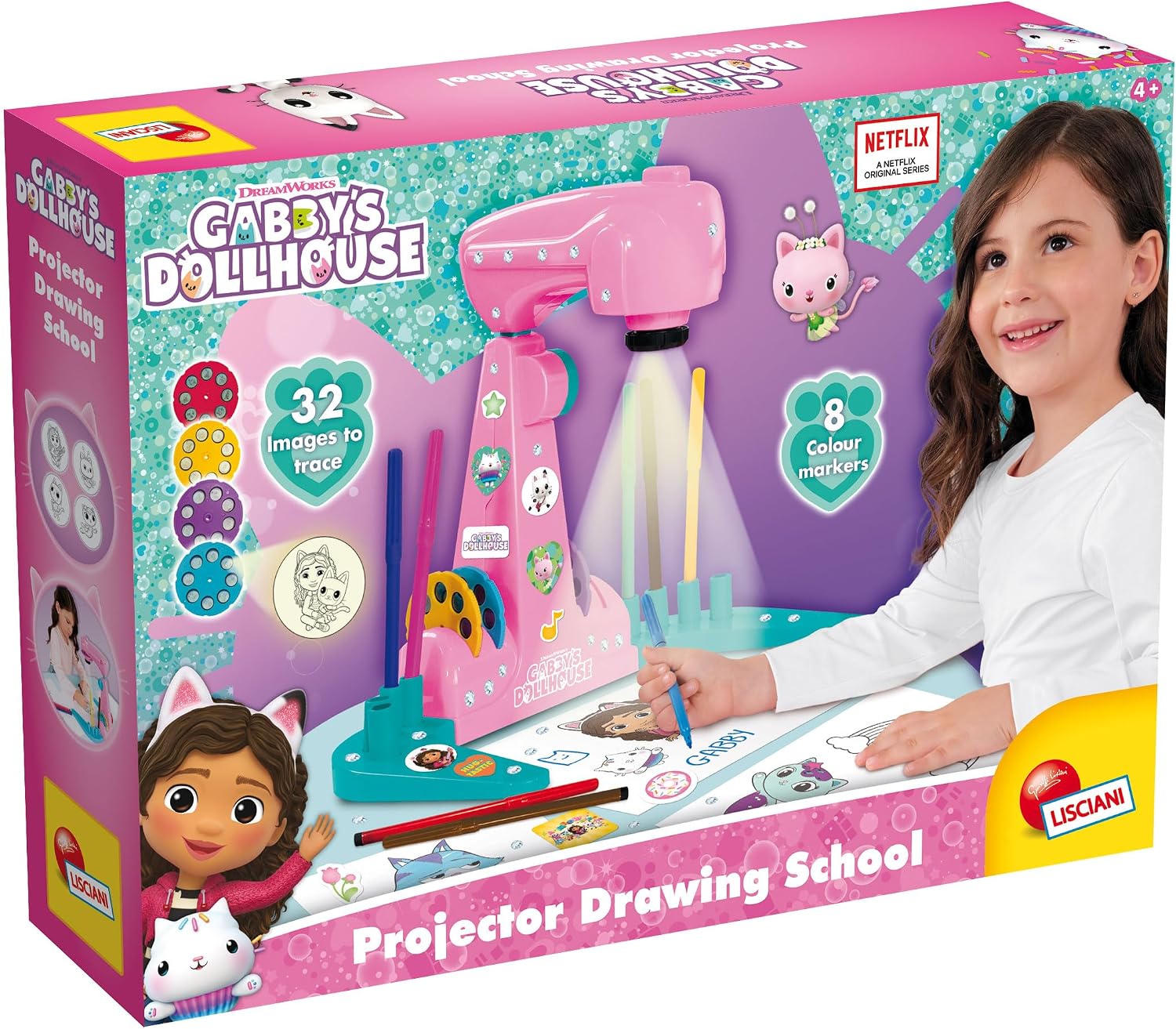 Liscianigiochi Gabby's Dollhouse projector disegno per bambini 🎨