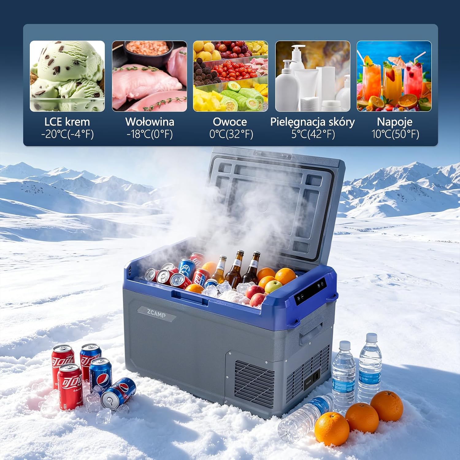 Thumbnail 3 de zcamp GE30 28.7L Portable Car Refrigerator