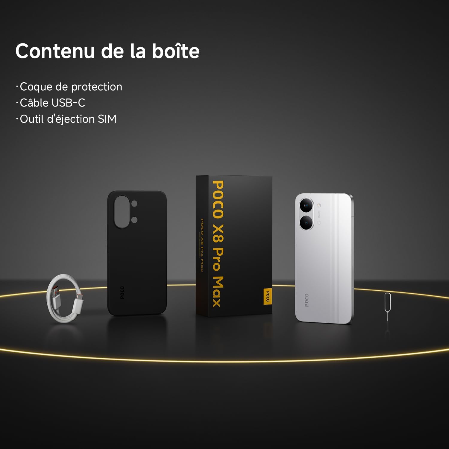 Thumbnail 4 de POCO X8 Pro Max (XIAOMI) 12+512 Go : smartphone AMOLED 6,83" 1,5K 120 Hz avec Dimensity 9500s et charge 100 W