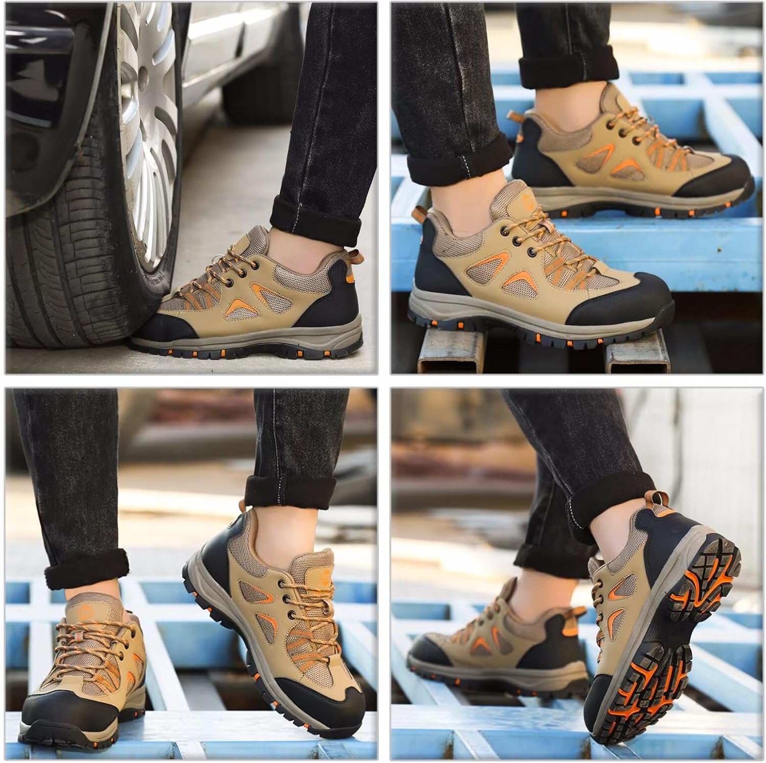 Thumbnail 5 de CYKYGGO Arbeitsschuhe Sicherheitsschuhe mit Stahlkappe ⛑️