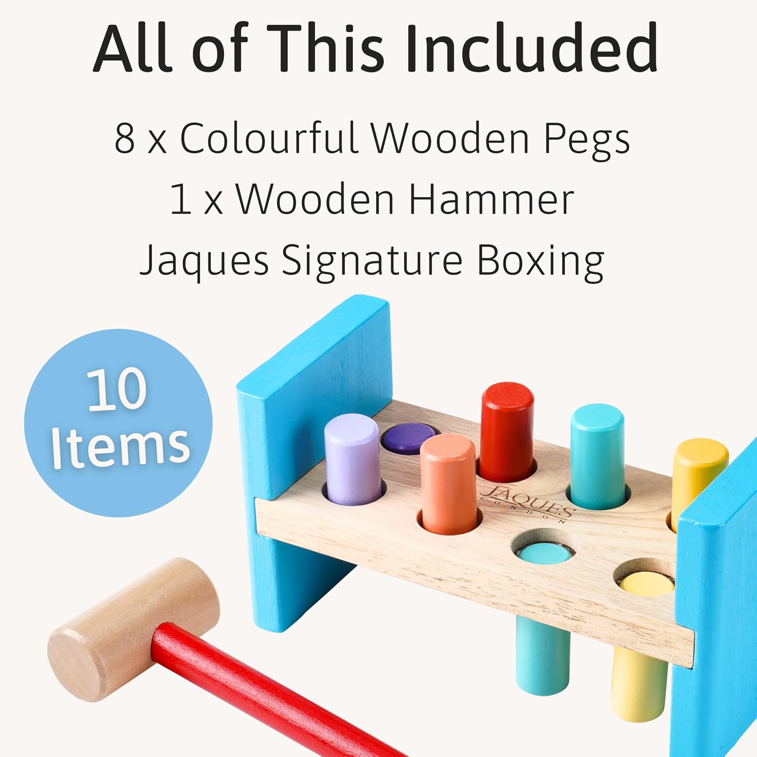 Thumbnail 2 de Jaques of London Wooden Hammer Bench for Toddlers