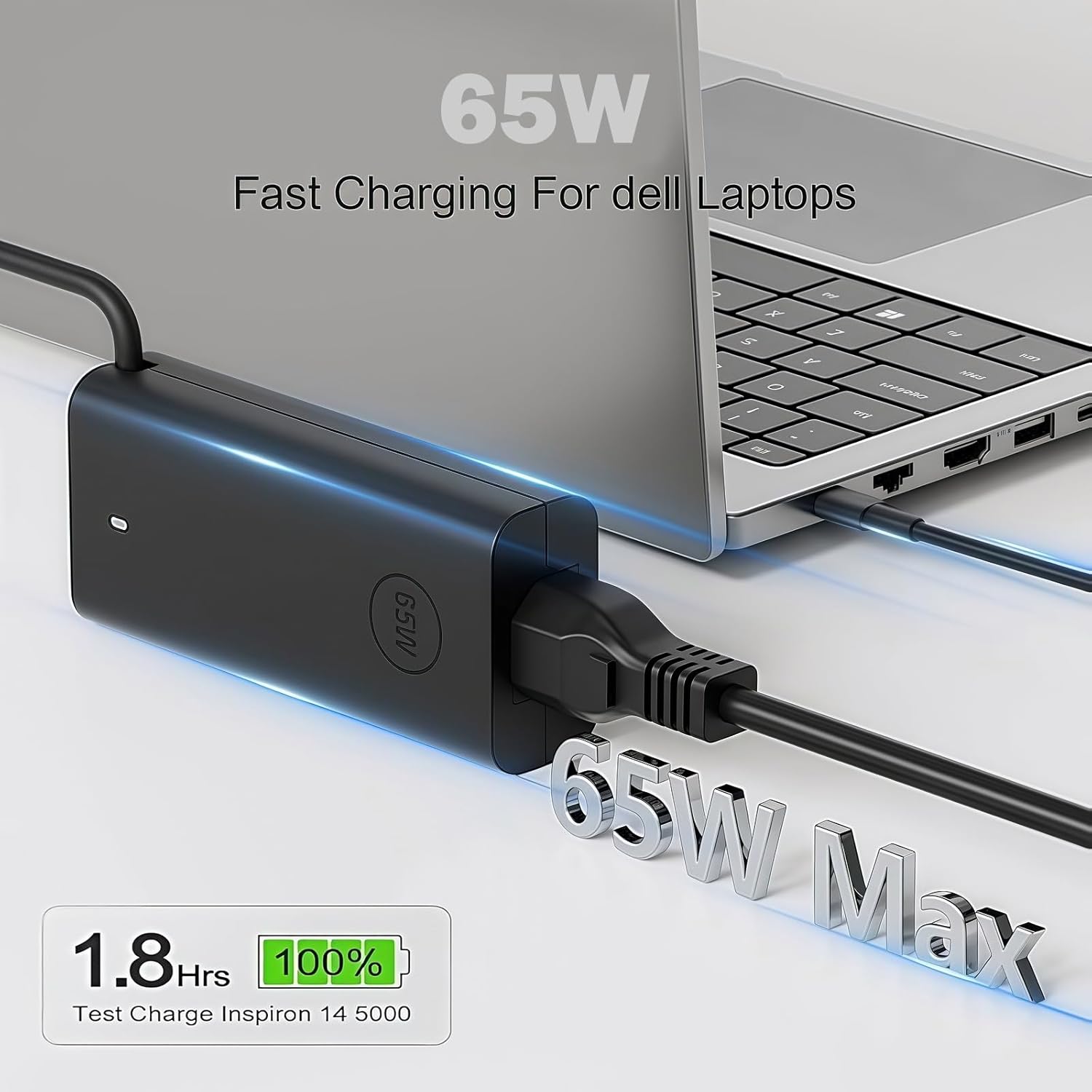 Thumbnail 1 de COOYA 65W USB-C Power Adapter for Dell Laptops: Practical USB-C Charger with Solid Compatibility