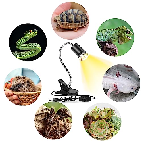 Thumbnail 8 de Lámpara Calor para Reptiles vsshe: Regulable, con Clip y Espectro UVA+UVB (E27, 50 W)