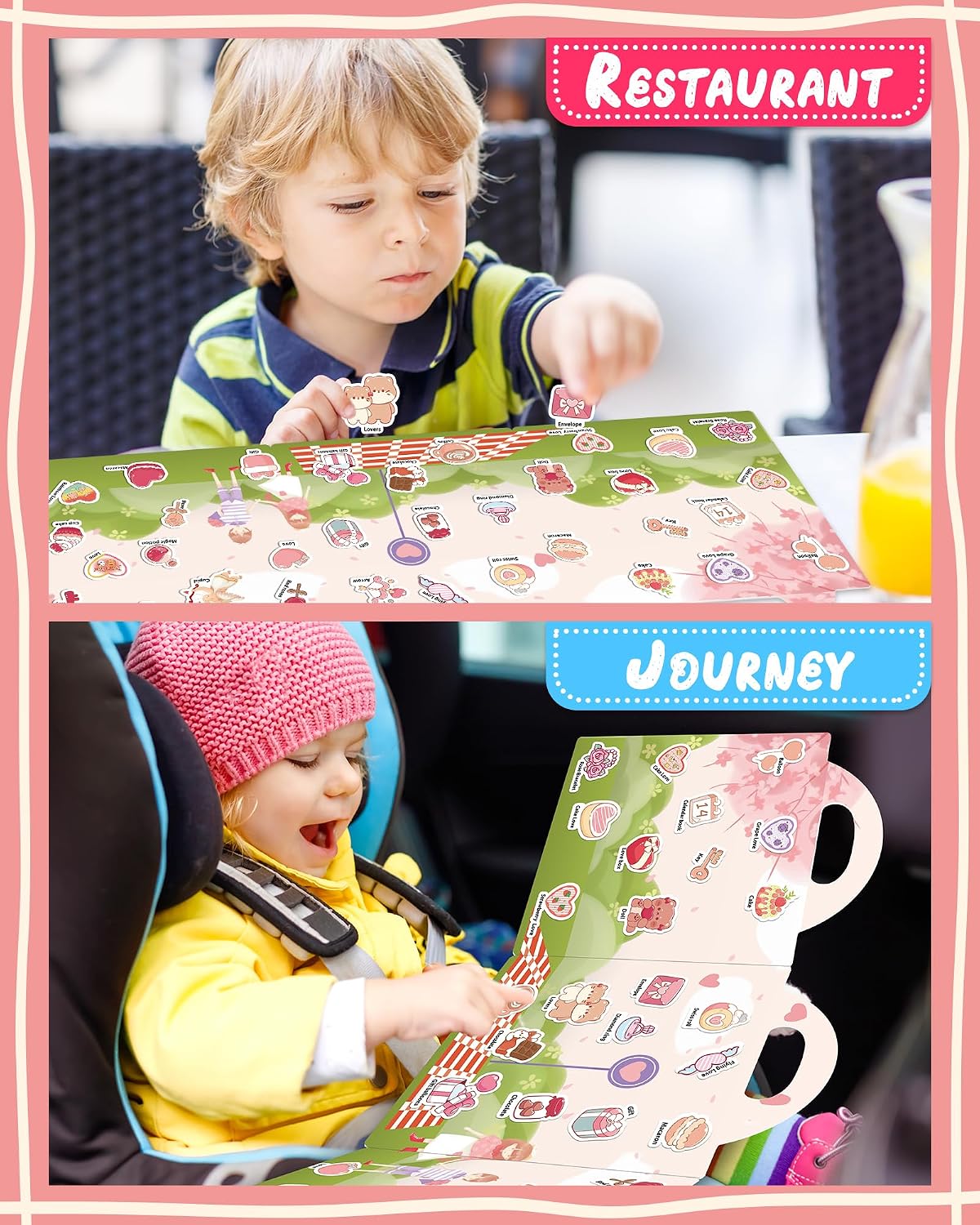 Detalle de Benresive Reusable Sticker Book 3+