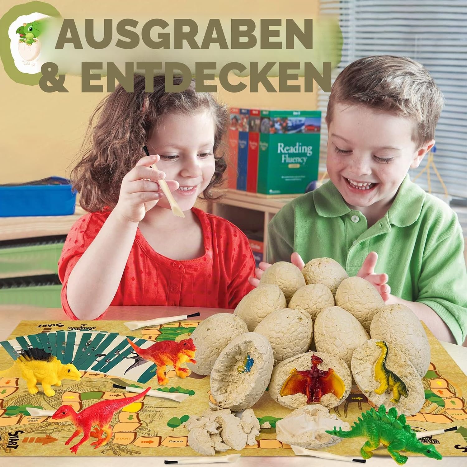 Thumbnail 1 de Joozmui Dino Ausgrabungsset für Kinder Spielzeug 🦖
