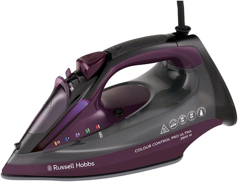 Thumbnail 4 de Russell Hobbs Ferro da Stiro Colour Control Pro Ultra 27281-56: potenza, ceramica antiaderente e controllo colore
