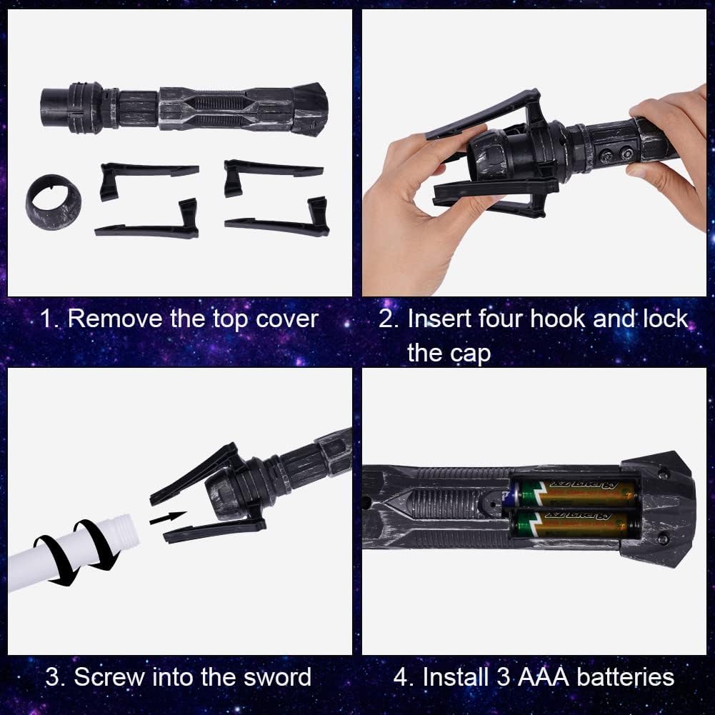 Thumbnail 4 de AYESY Sabre Laser rétractable 45,5–68 cm