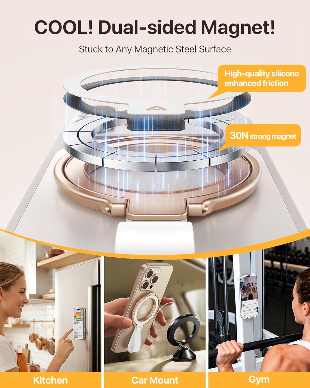 Thumbnail 4 de andobil 2025 Magnetic Phone Grip