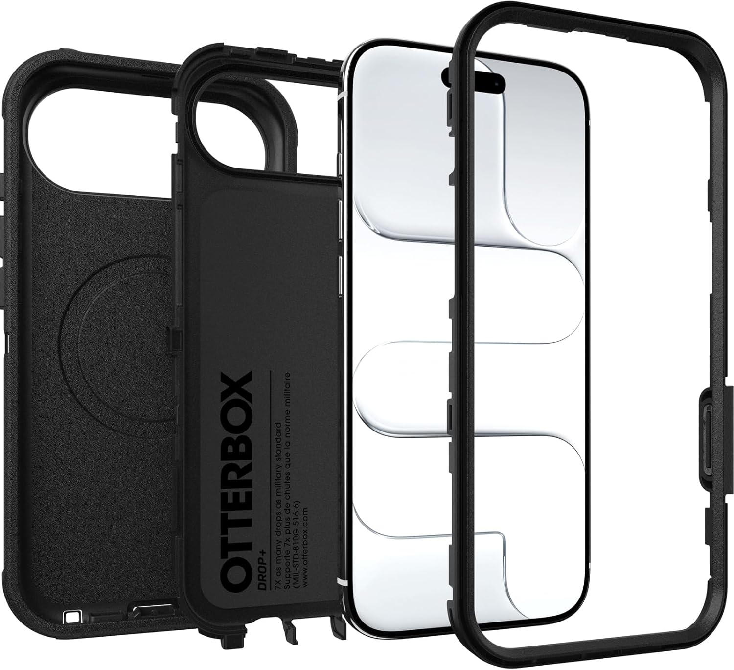 Detalle de OtterBox Defender Series Pro MagSafe per iPhone Air: custodia protettiva antiurto con MagSafe