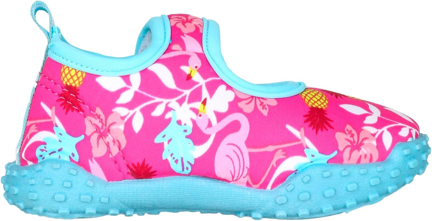 Detalle 2 de Playshoes Unisex Kinder Aquaschuhe – Netzobermaterial, flacher Absatz, Normalweite