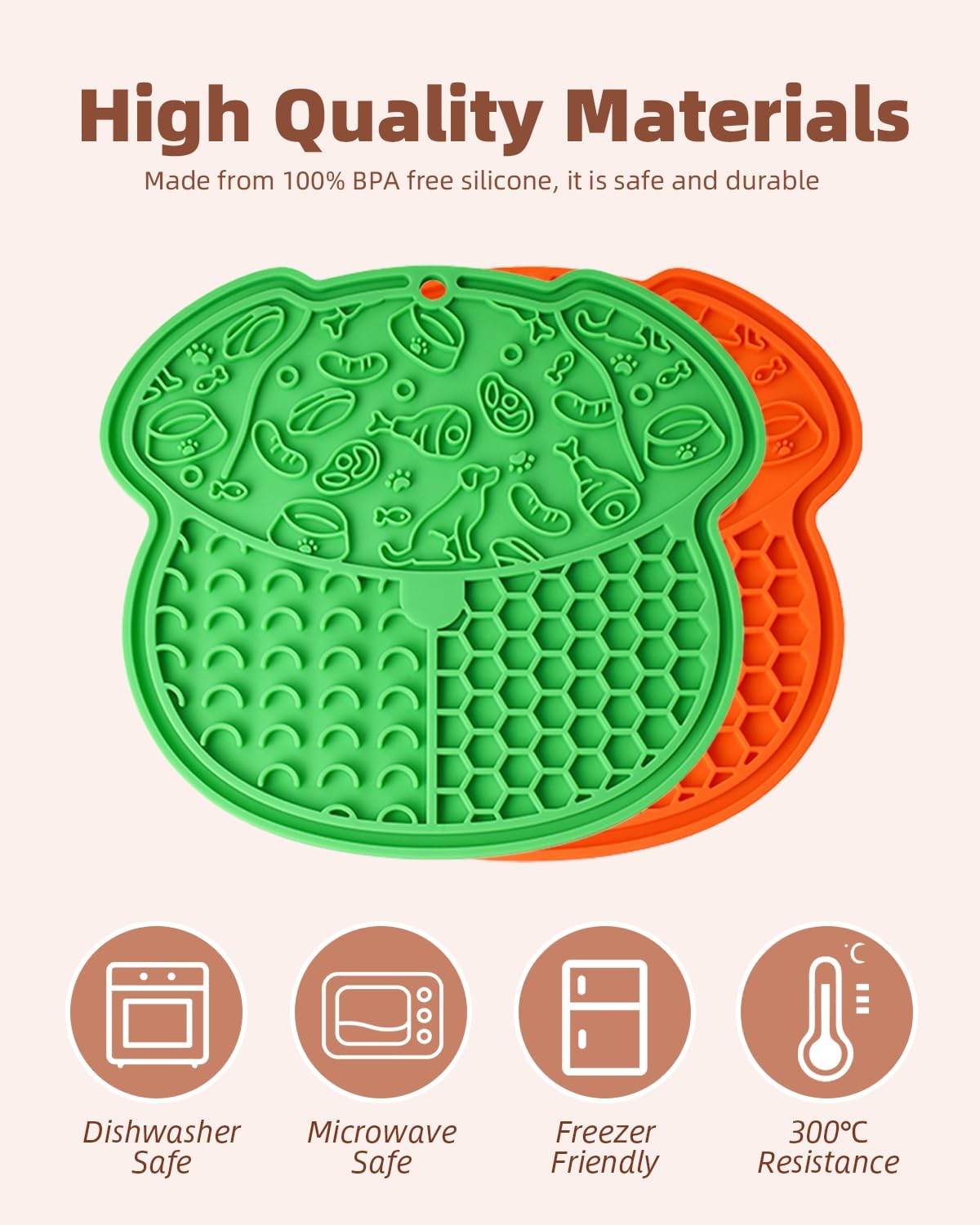 Detalle de ETIALURE Lick Mats 4-zone slow feeding