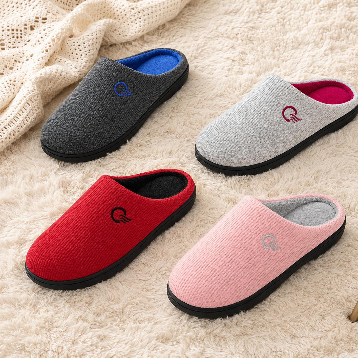 Thumbnail 6 de Mishansha Pantofole unisex memory foam comode e antiscivolo