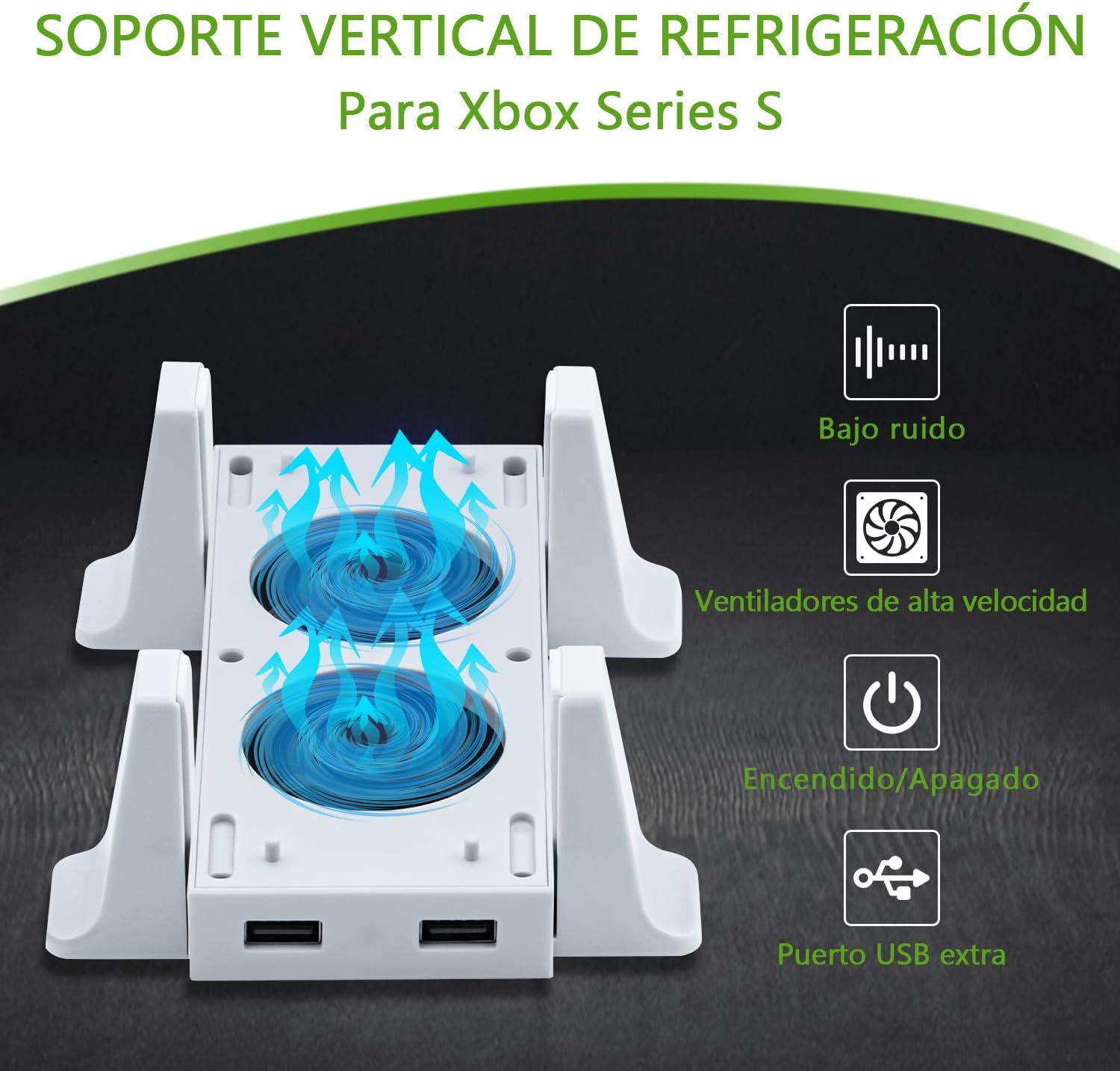 Thumbnail 4 de Mcbazel Ventilador para Xbox Series S 2 ventiladores
