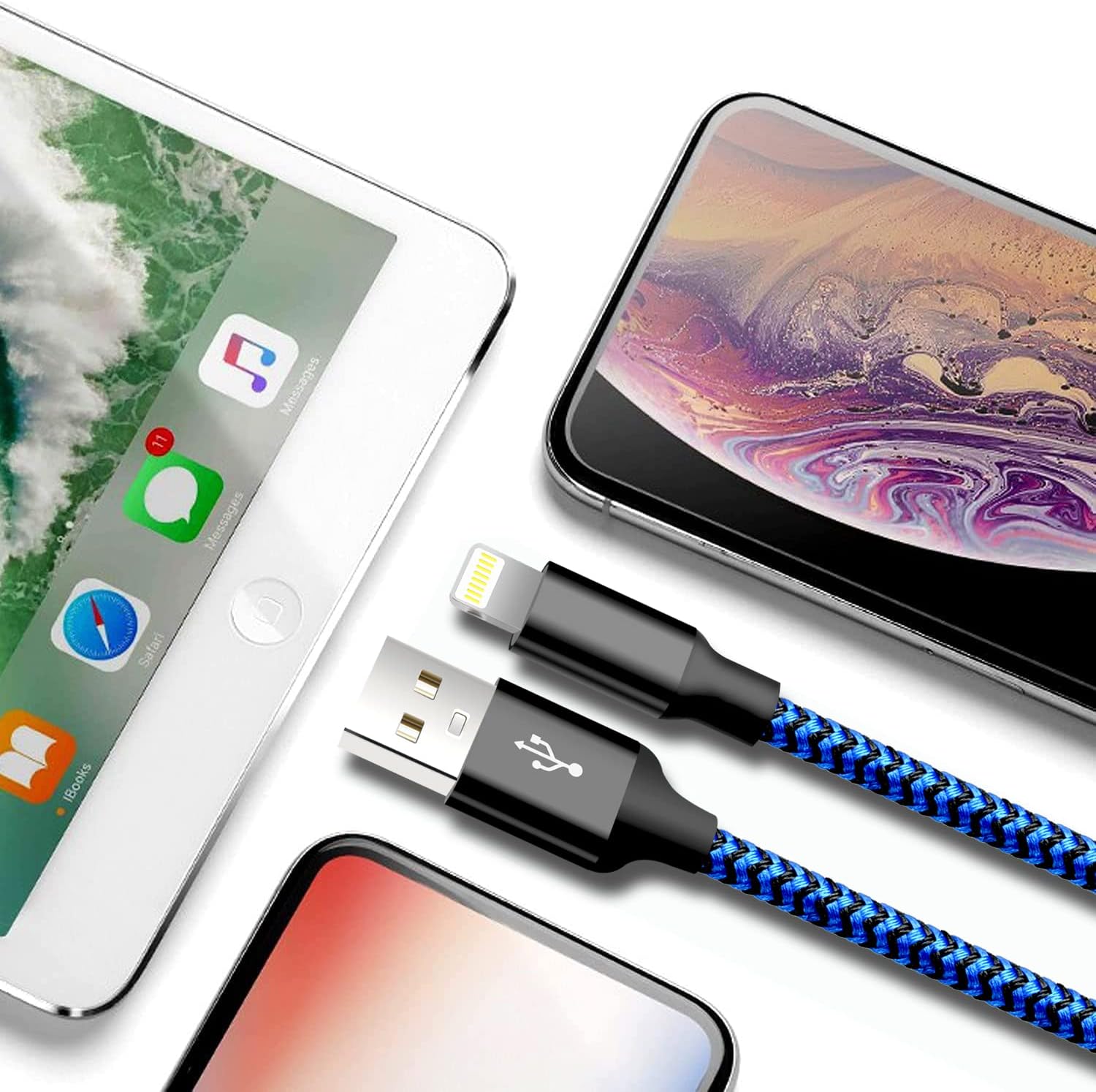 Thumbnail 5 de cugunu iPhone Charger 5-Pack Nylon Lightning Cables