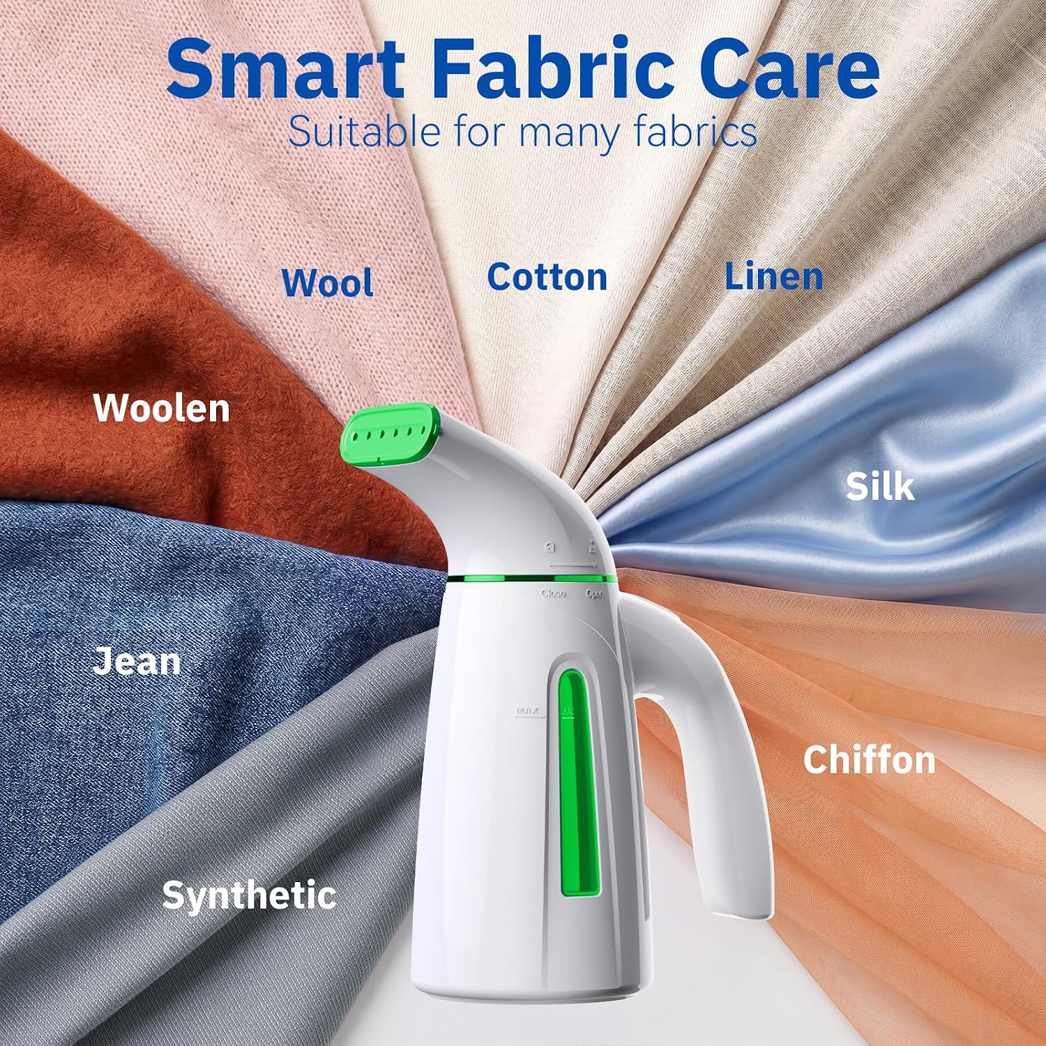 Thumbnail 3 de OGHom HL6 Handheld Clothes Steamer, 240 mL, 700W, Soft Green