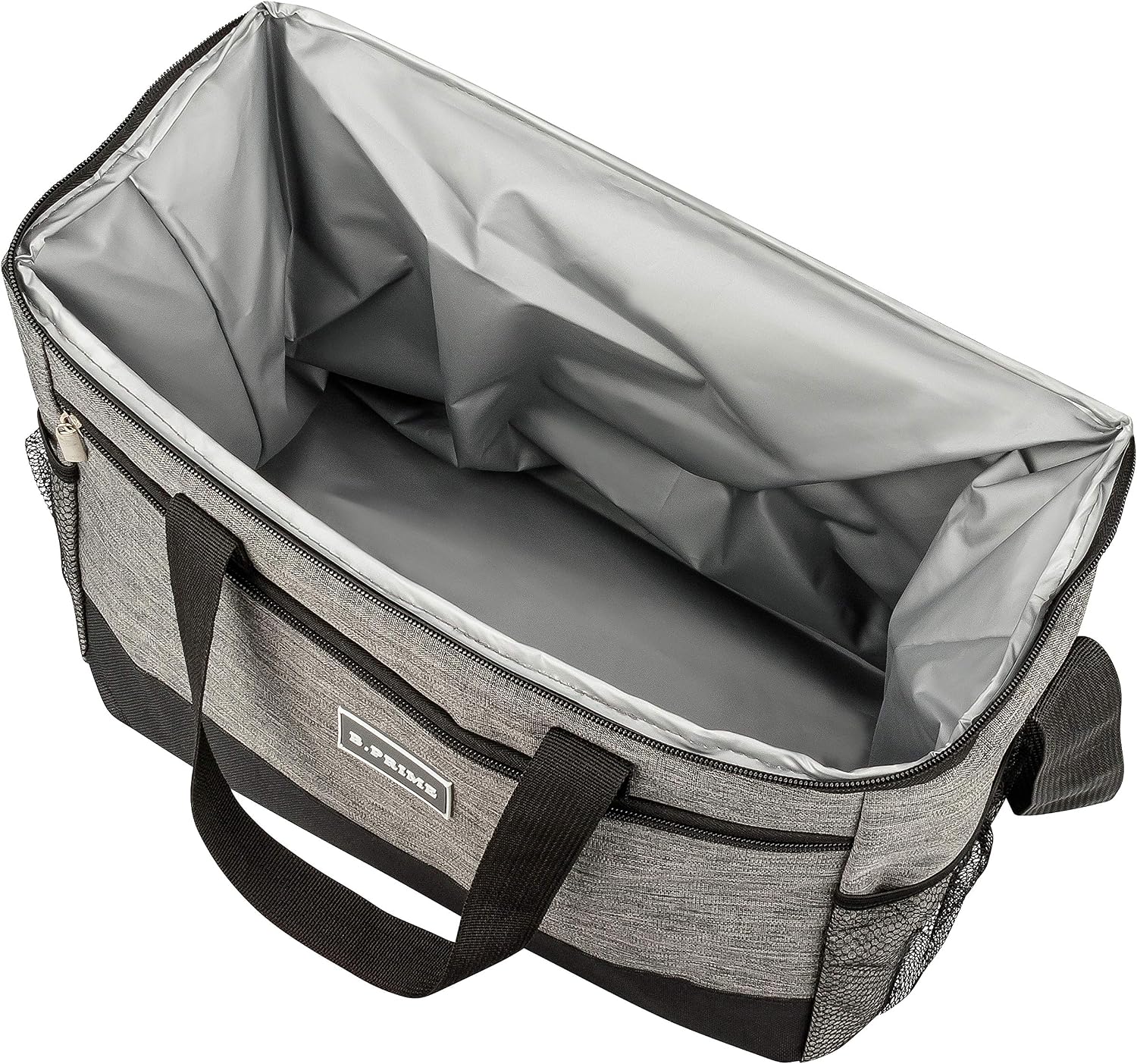 Detalle de B.PRIME Borsa Termica 20L Classic 36 x 26 x 22 cm (Griggio) con isolamento PEVA da 6 mm