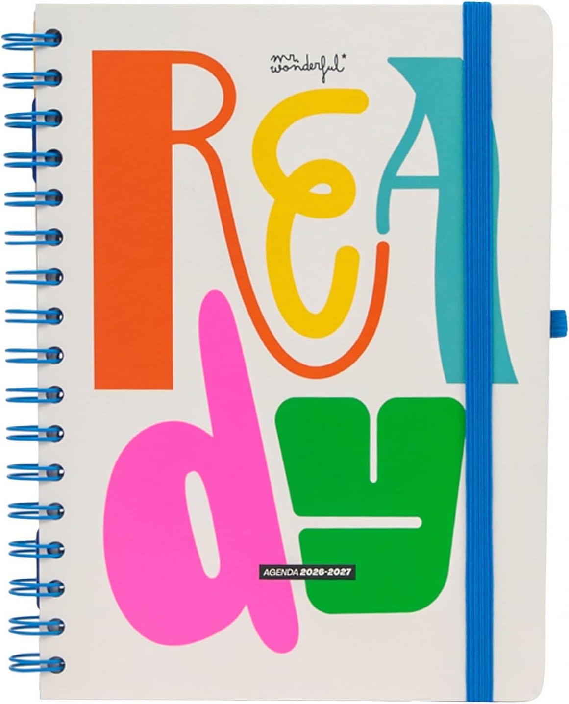 Detalle 2 de Mr. Wonderful – Agenda escolar 2026-2027 (18 meses) con pegatinas y extras