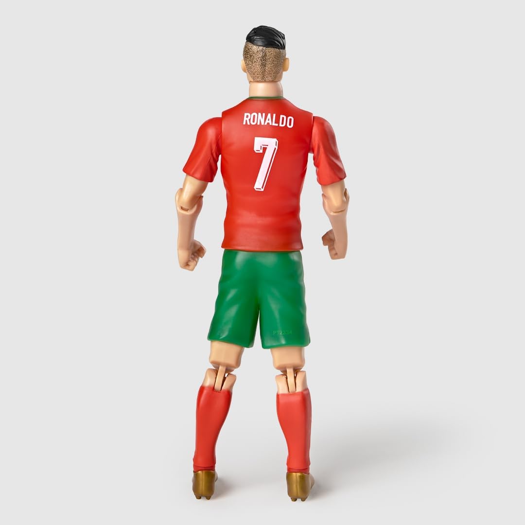 Thumbnail 2 de Statuetta calcio Ronaldo Megableu da 20 cm, articolata con licenza ufficiale e 10 punti di snodo