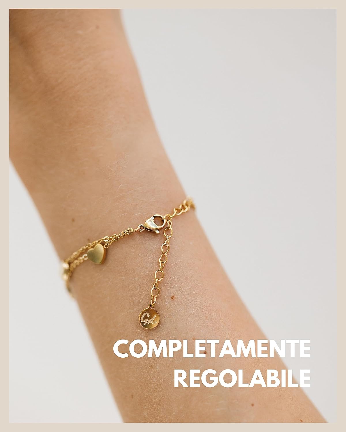 Thumbnail 3 de GD GOOD.designs Bracciale cuore regolabile 15–19 cm