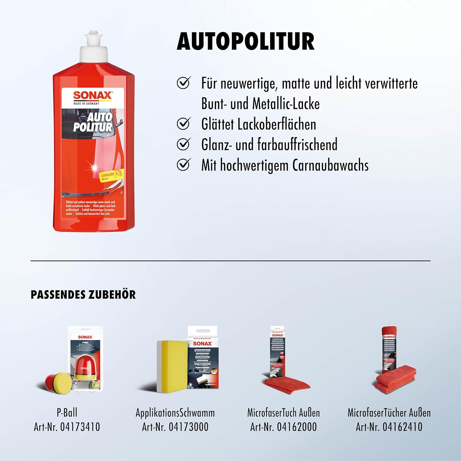 Thumbnail 2 de SONAX AutoPolitur 500 ml