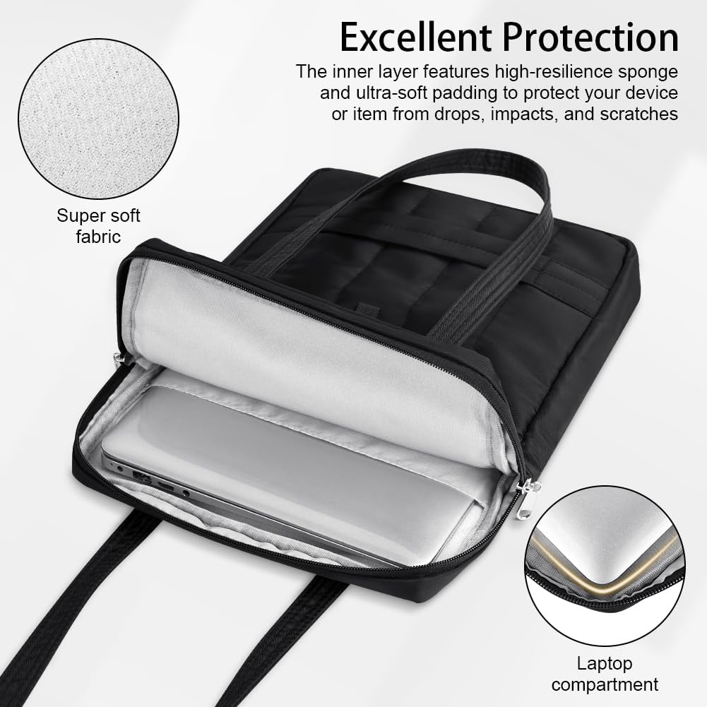 Detalle de Adiwo Pochette ordinateur portable 15-16 pouces : housse de travail quotidienne