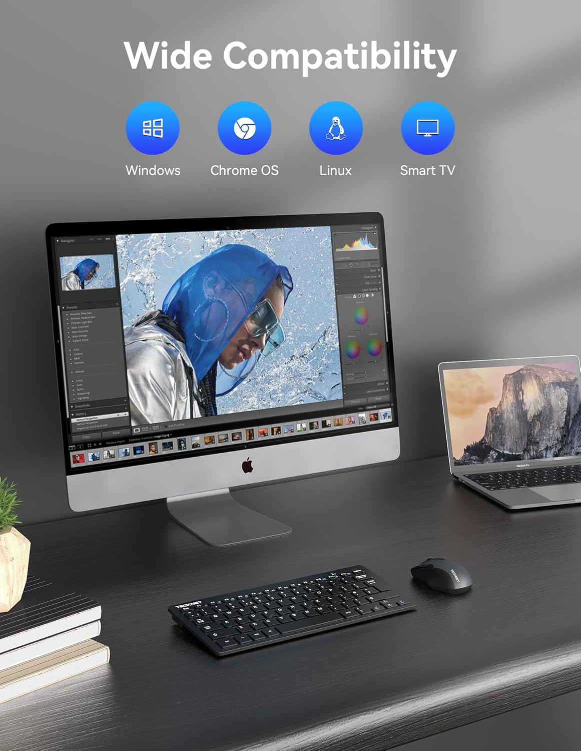 Thumbnail 6 de TECKNET 2.4G Wireless Keyboard 12-month battery ⌨️