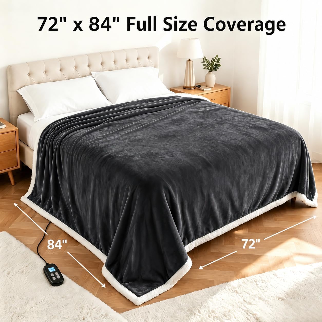 Thumbnail 6 de YUSTAL Electric Heated Blanket 72x84