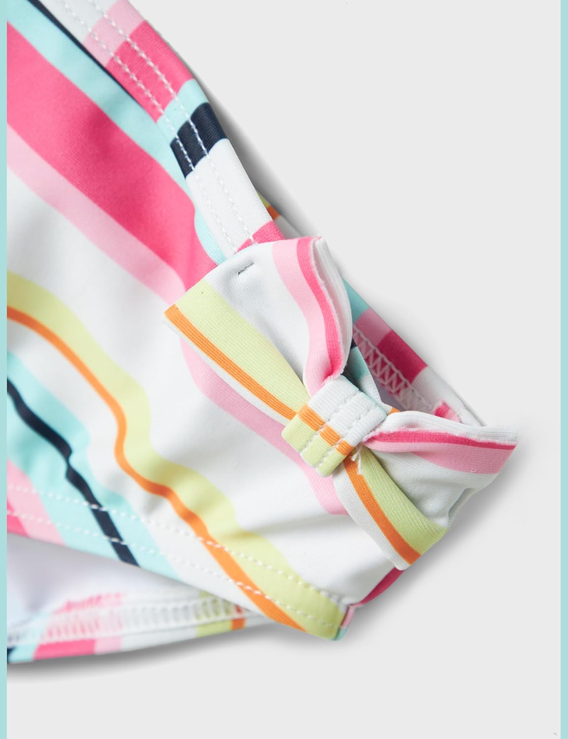Detalle de Name It Mädchen Bikini Box Nmfzanne – 1er Pack: Bademode für Kleinkinder