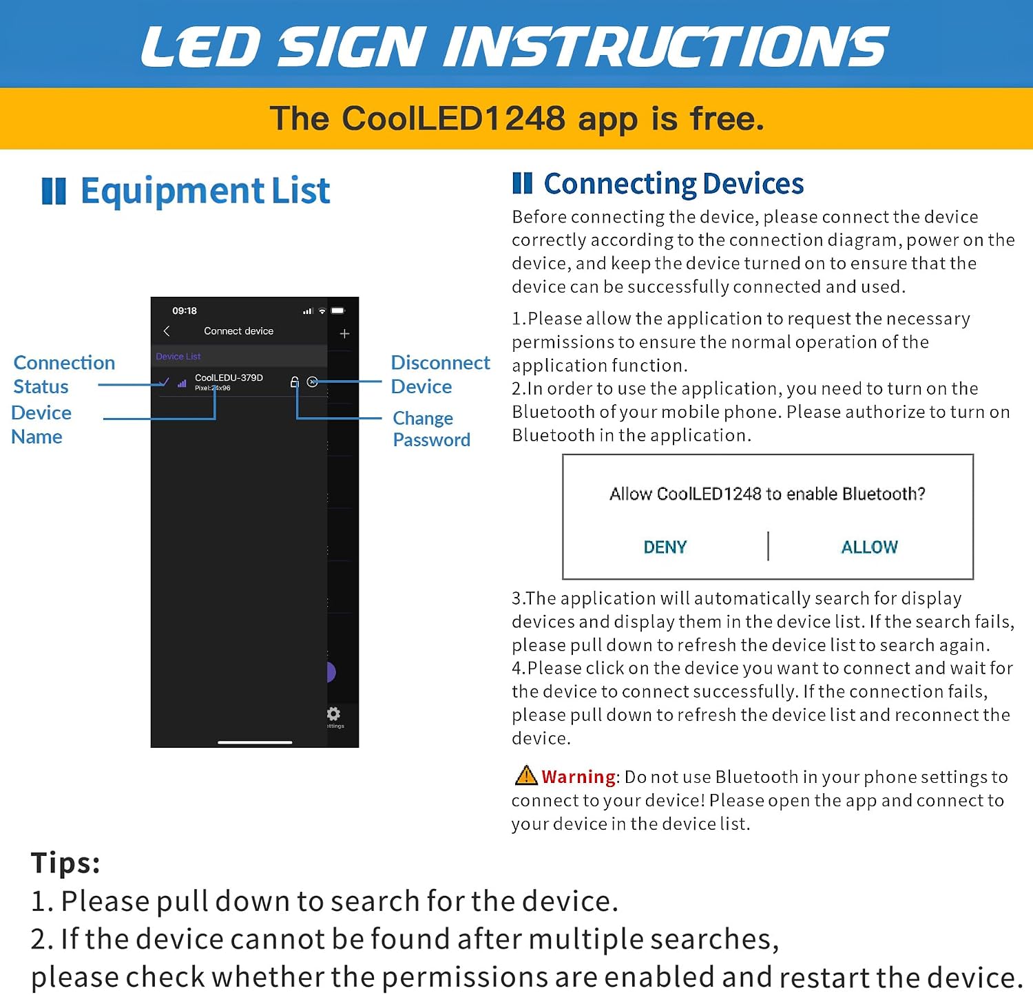 Thumbnail 6 de Rayhome AM0015 Flexible LED Sign, 7 in. x 3 in., USB 5V Bluetooth RGB