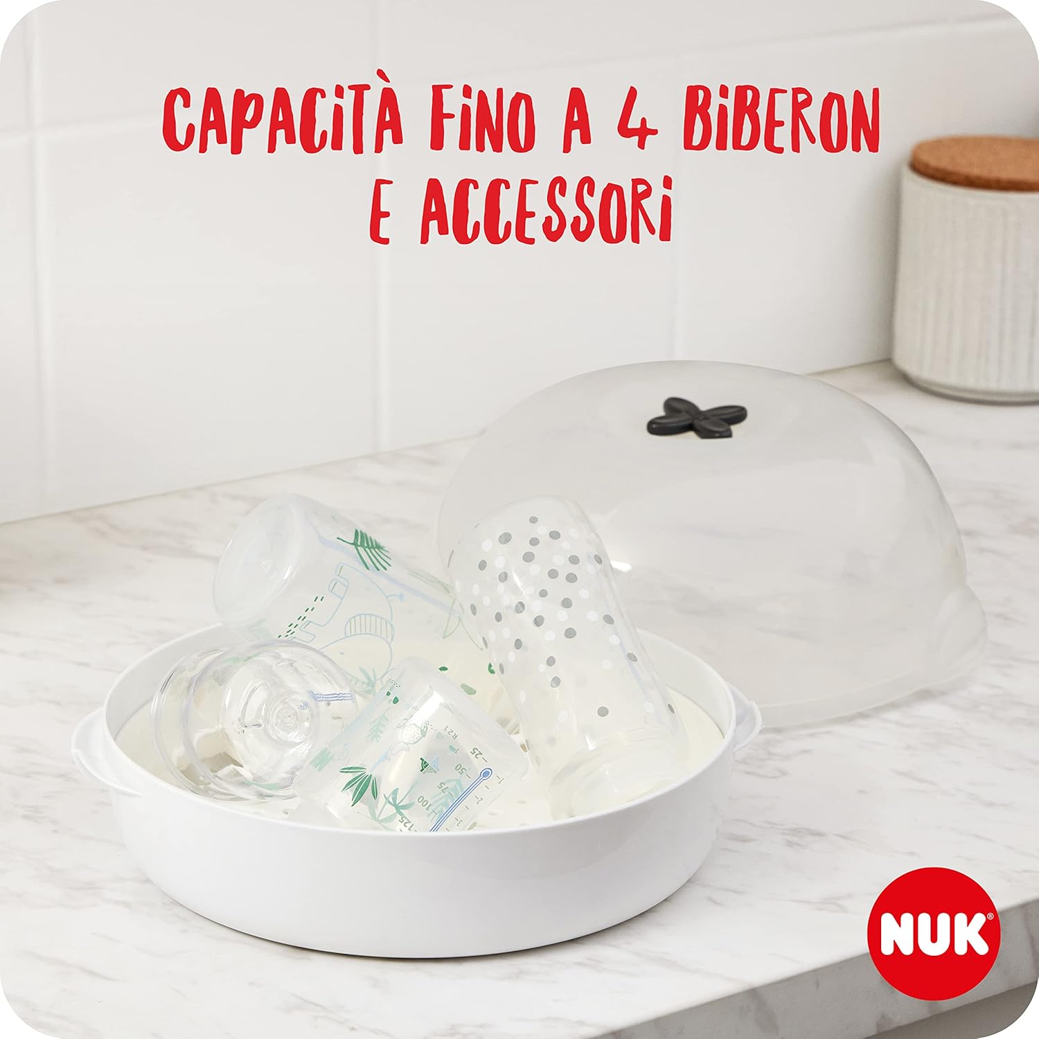 Thumbnail 2 de NUK Micro Express Plus sterilizzatore 4 biberon