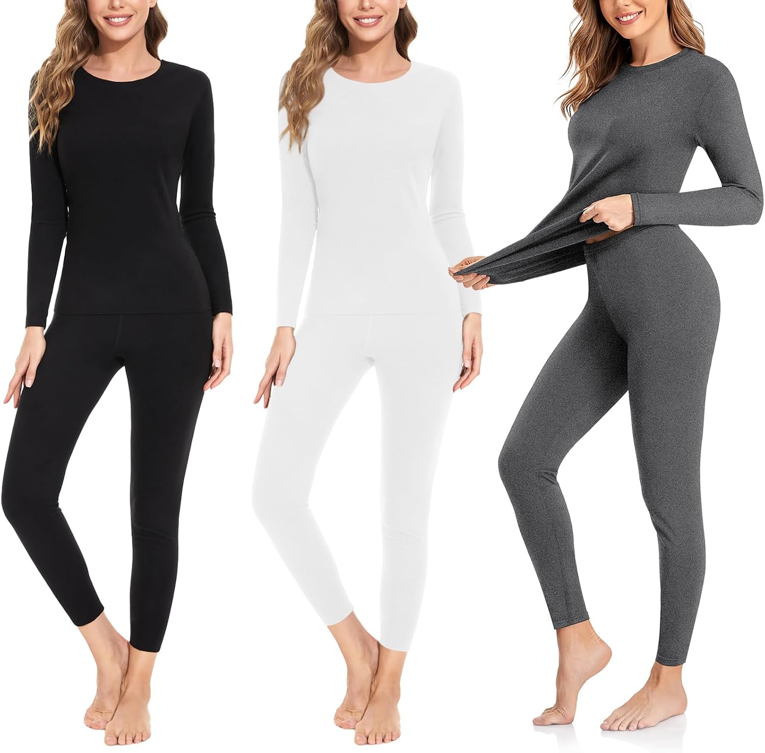 Thumbnail 6 de SIMIYA Women's Fleece-Lined Thermal Underwear Set