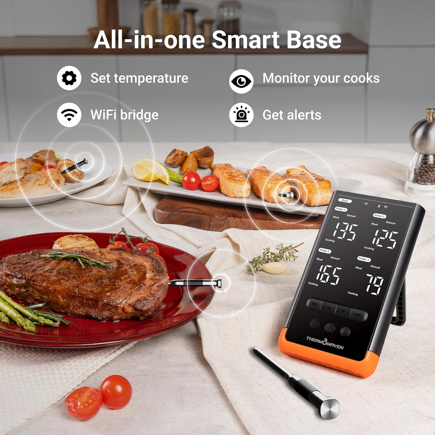 Detalle de ThermoMaven G4 wireless meat thermometer 🌡