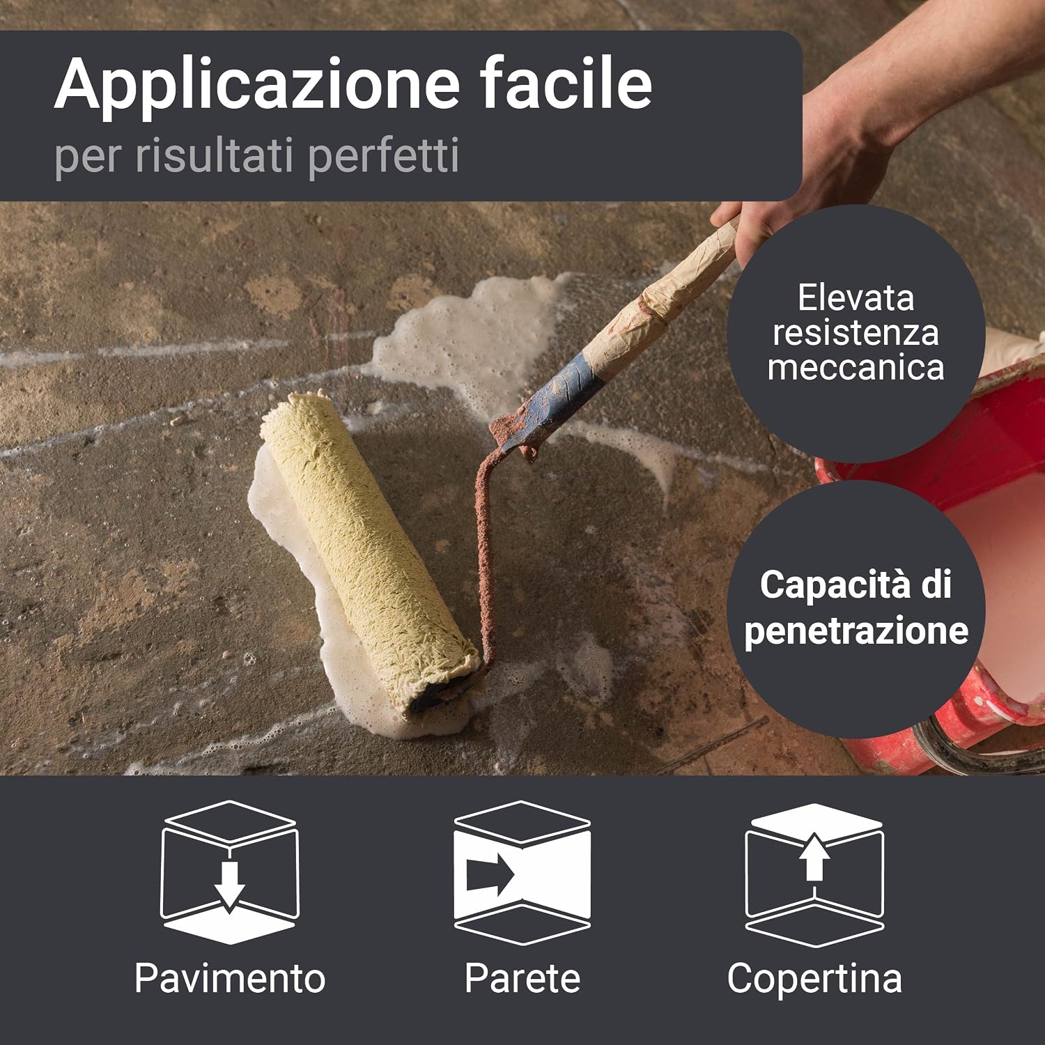 Detalle de WO-WE W703 Fondo Primer per pavimenti 2,5 kg