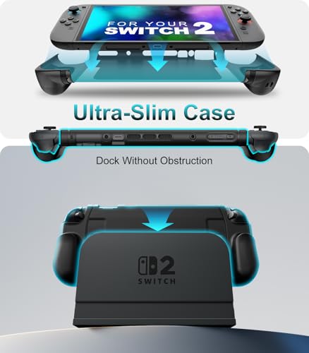 Thumbnail 2 de TiMOVO Custodia per Nintendo Switch 2 in TPU, nero