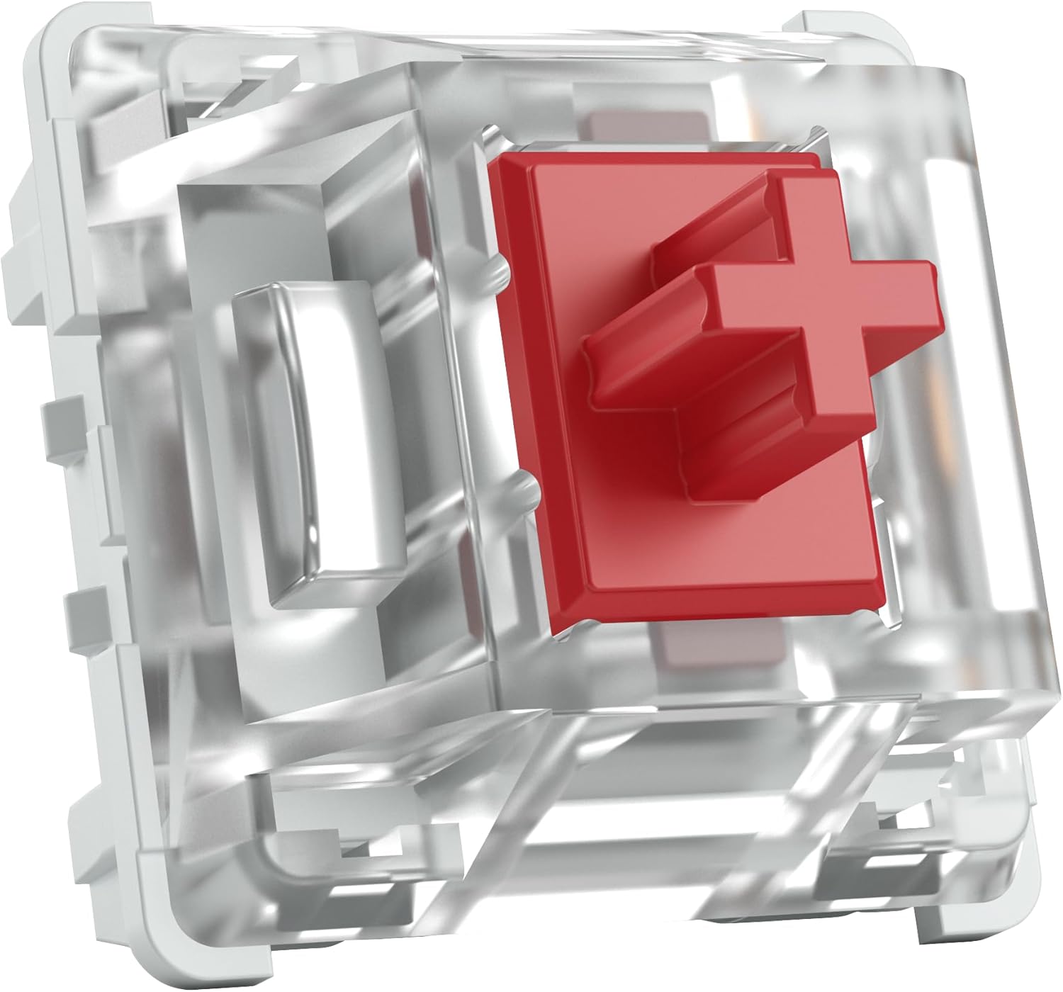Detalle de Glorious Gaming 120x Gateron Red Mechanical Switches (3-Pin, SMD-LED Compatible) – High-Speed Linear Feel