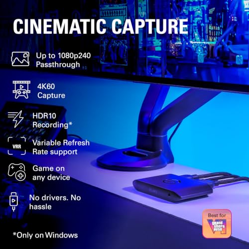 Detalle 2 de Elgato 4K S Capture Card for PS5, Xbox Series X/S, Switch 2