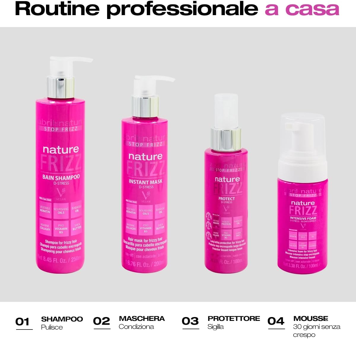 Thumbnail 5 de abril et nature Set Cura Capillare Anti-Frizz 550 ml