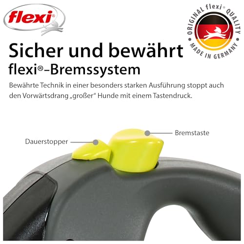 Thumbnail 6 de flexi Giant S/M Hundeleine Roll-Länge 8 m – schwarz/neon-gelb