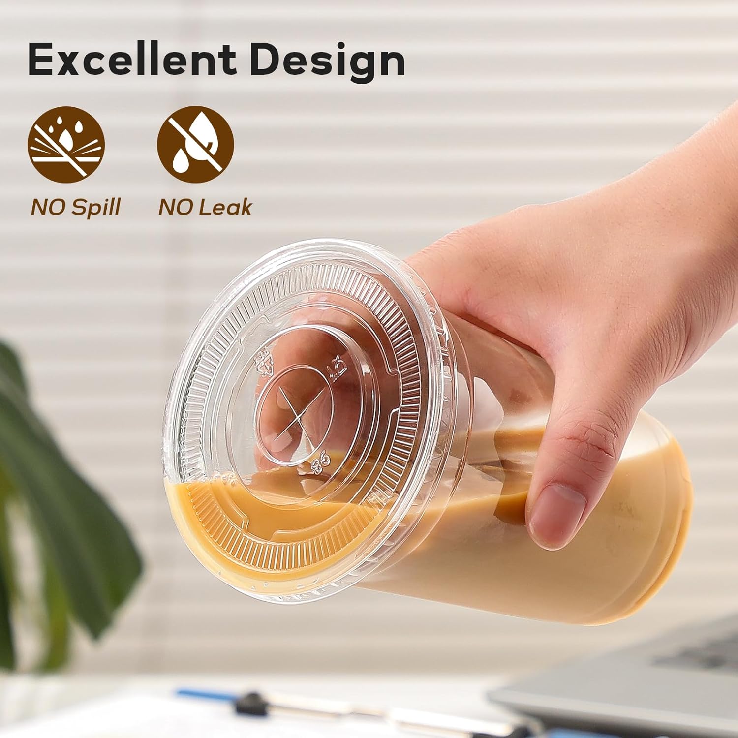 Detalle 2 de AOZITA 16 oz Disposable Clear Cups 50 Pack
