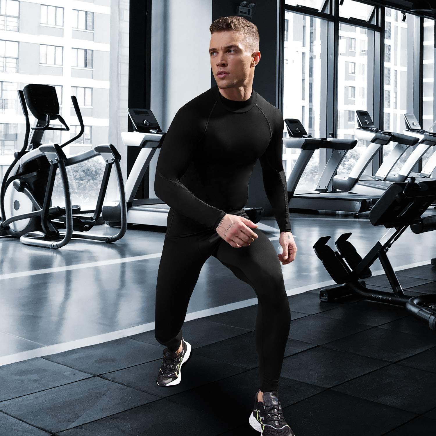 Detalle 2 de SPVISE Men's Compression Shirt, Long Sleeve