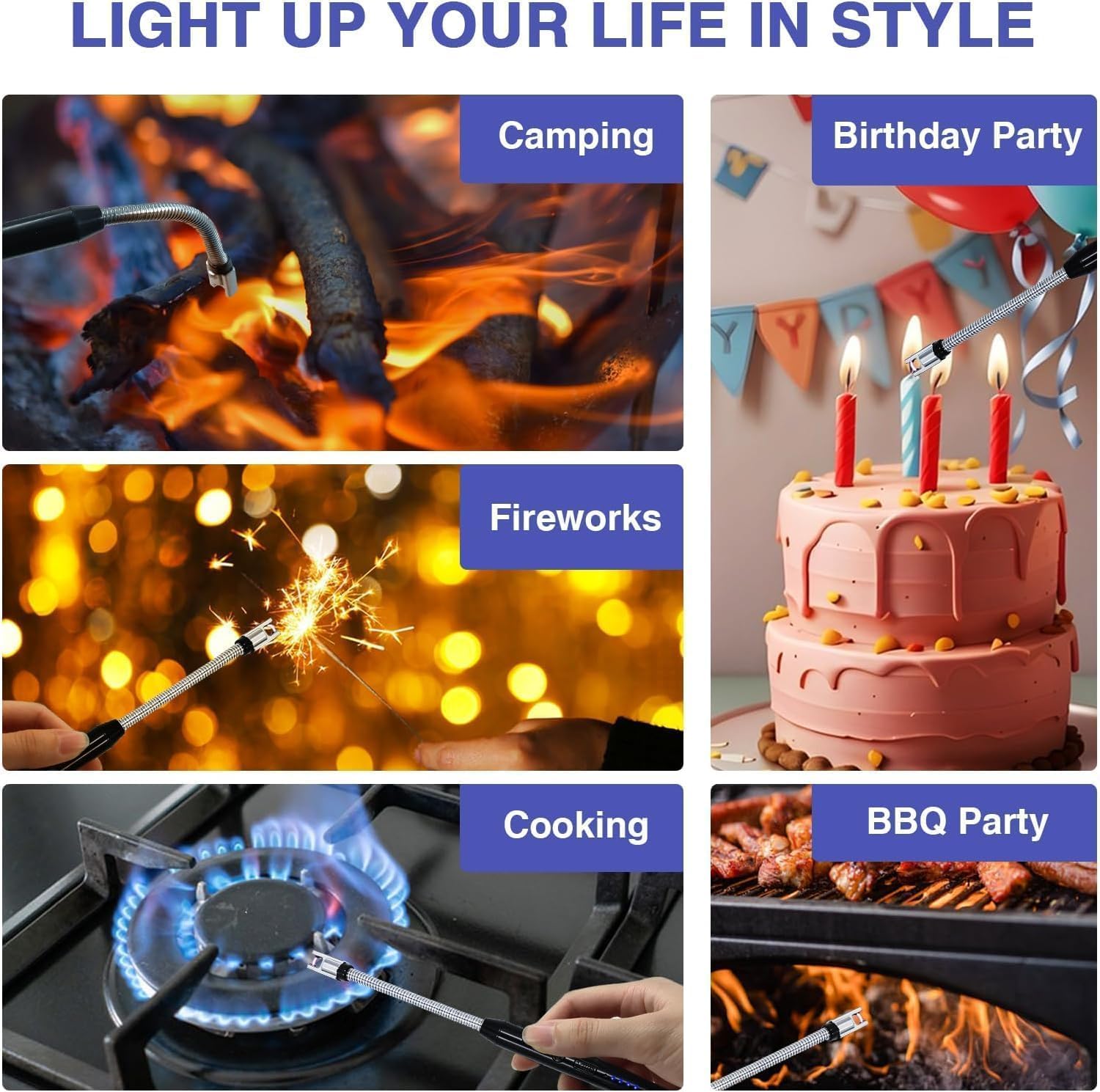 Detalle de Aouplry Candle Lighter 600 uses