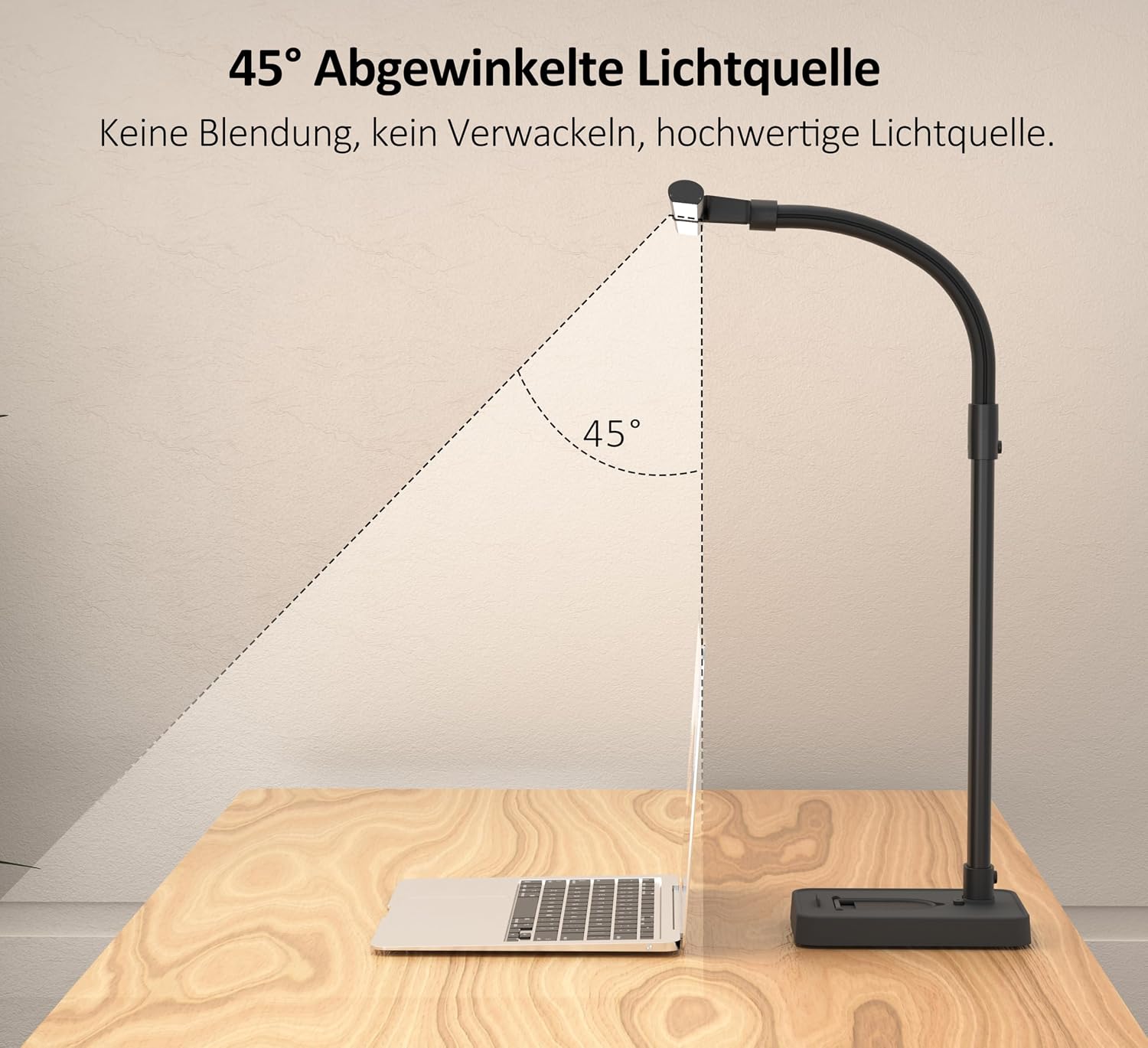 Thumbnail 5 de LOTTBUTY Doppelkopf LED Schreibtischlampe 80cm