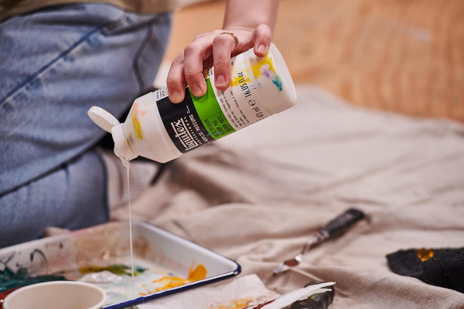 Thumbnail 3 de Liquitex Additif - Médium Mat Flacon 237 ml (Lot de 1)
