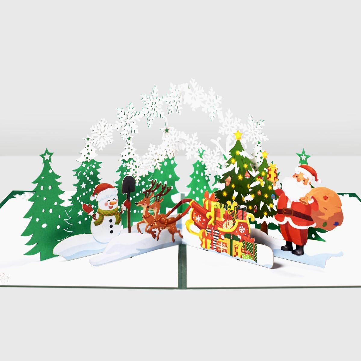 Thumbnail 2 de CNLITIHEKA Forest Deer 3D Card 🎄