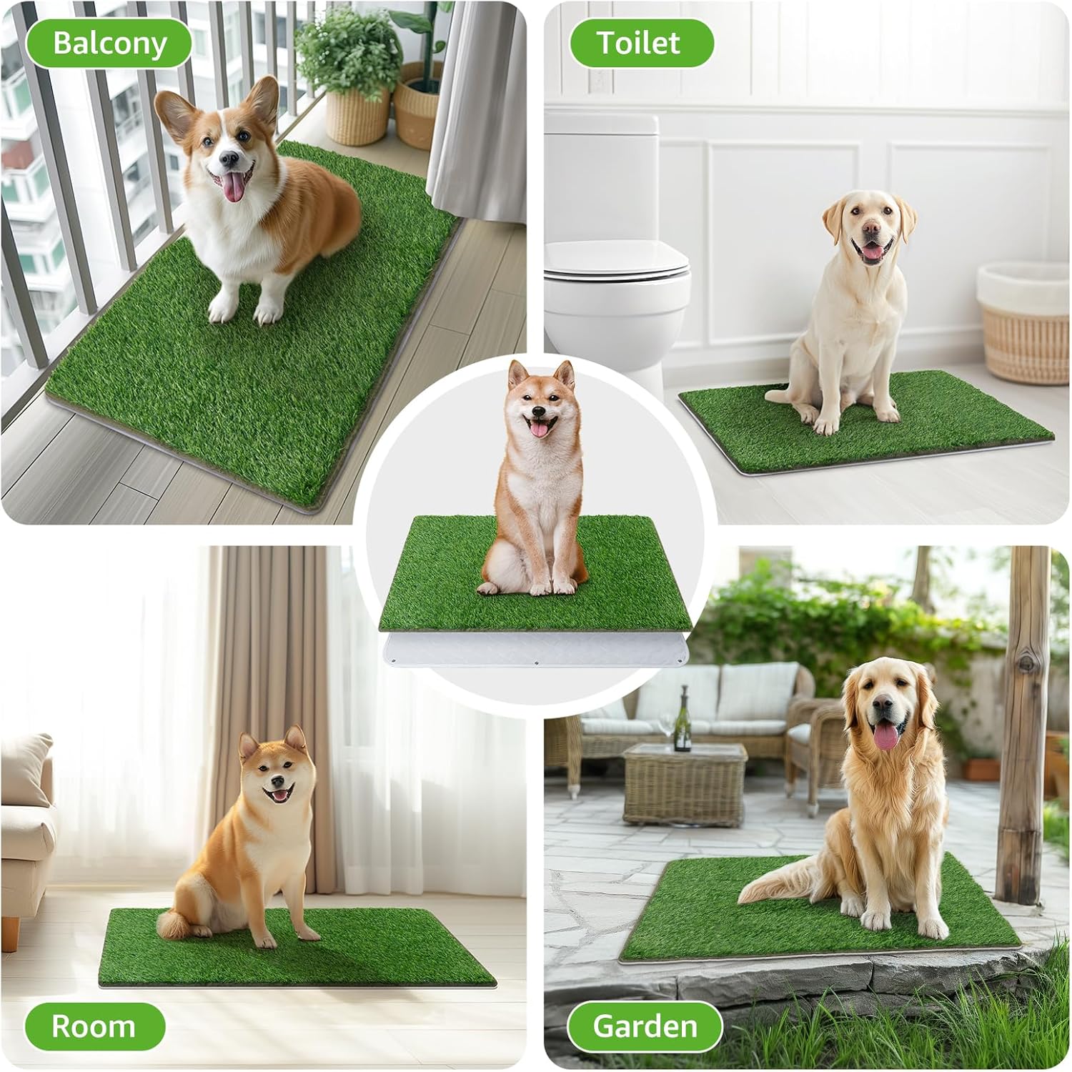 Thumbnail 6 de Artificial Grass for Dogs 46x71cm