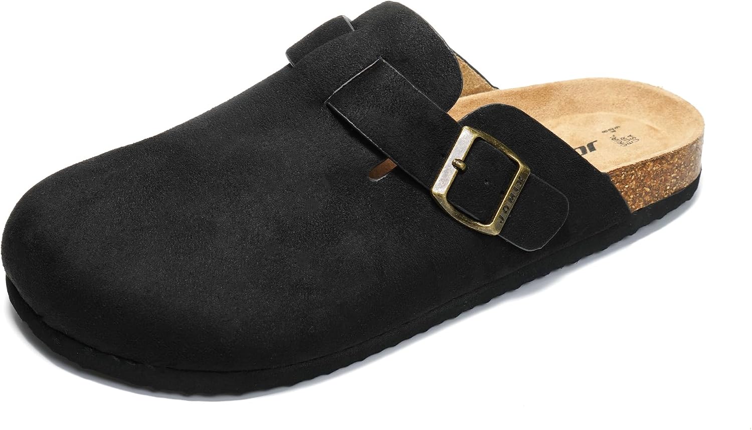 Detalle de JOMIX Sabots Homme Élégant – Chaussures à Semelle en Liège, Confortables pour Intérieur et Extérieur
