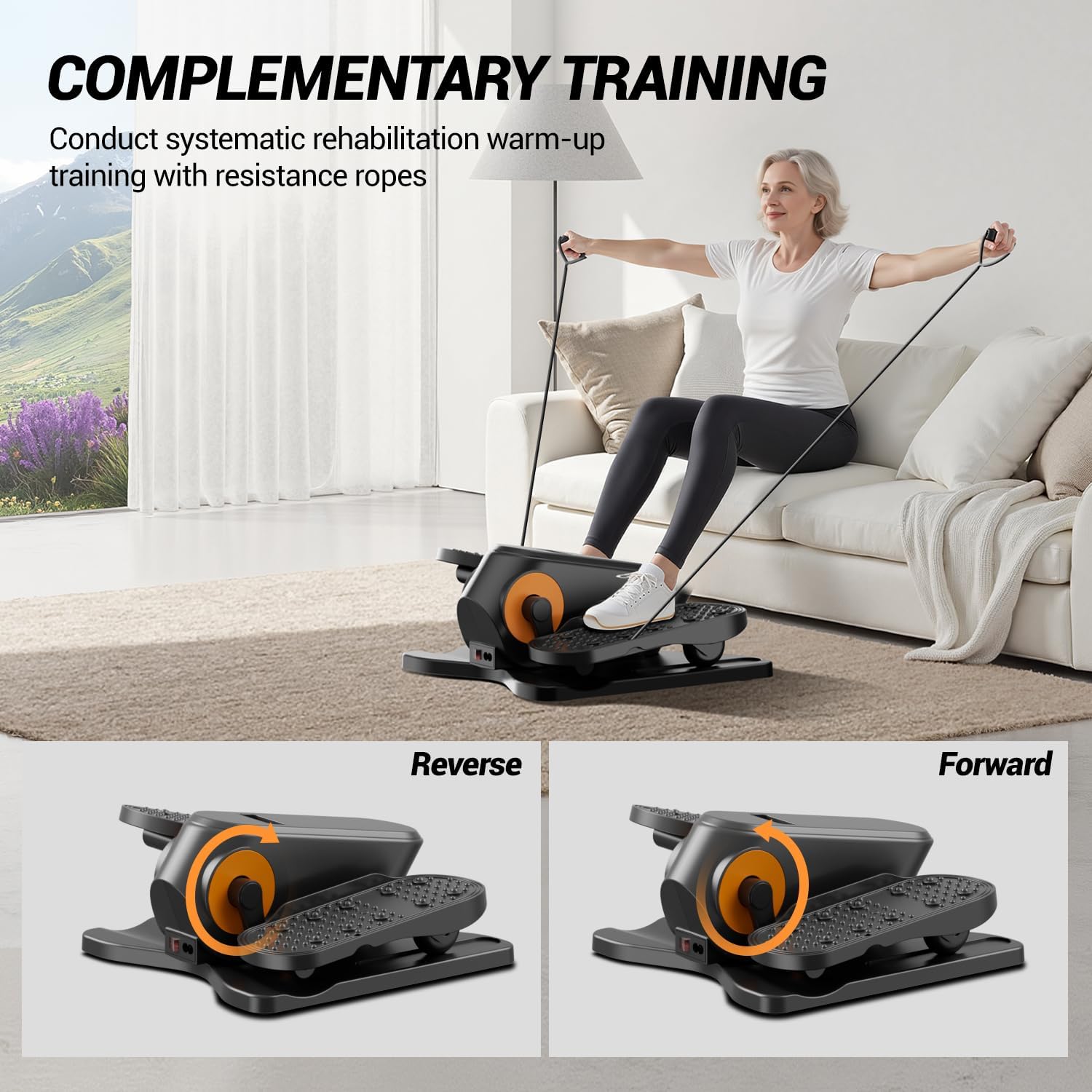 Detalle 2 de Electric Under Desk Elliptical 12-Speed 🚴♀