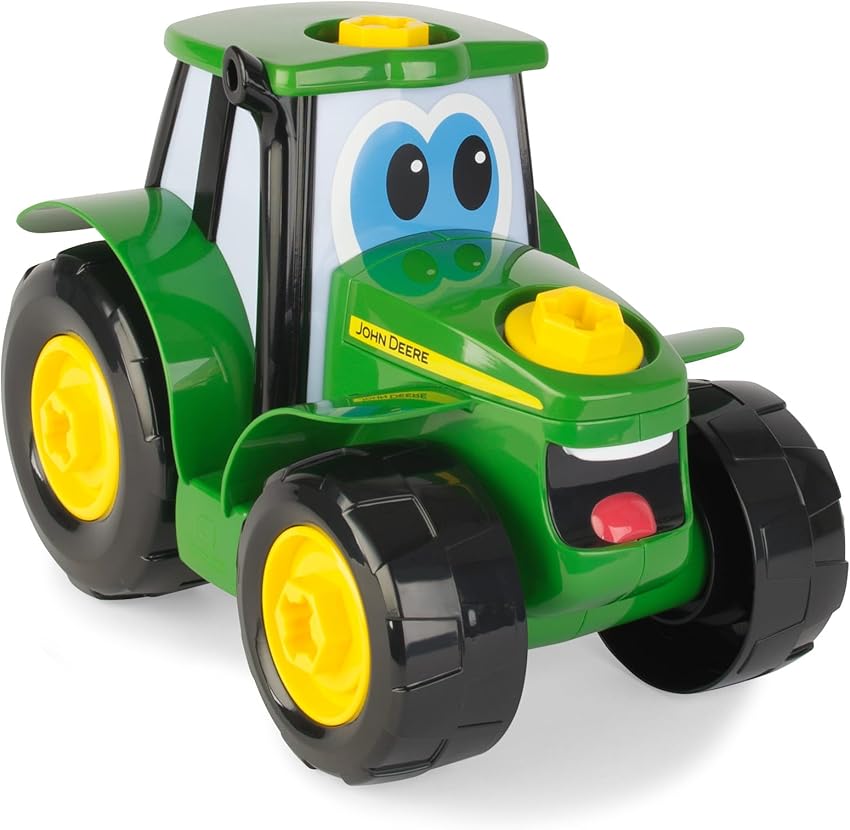 Detalle 2 de Bizak 46655 John Deere tractor 13 piezas 🚜