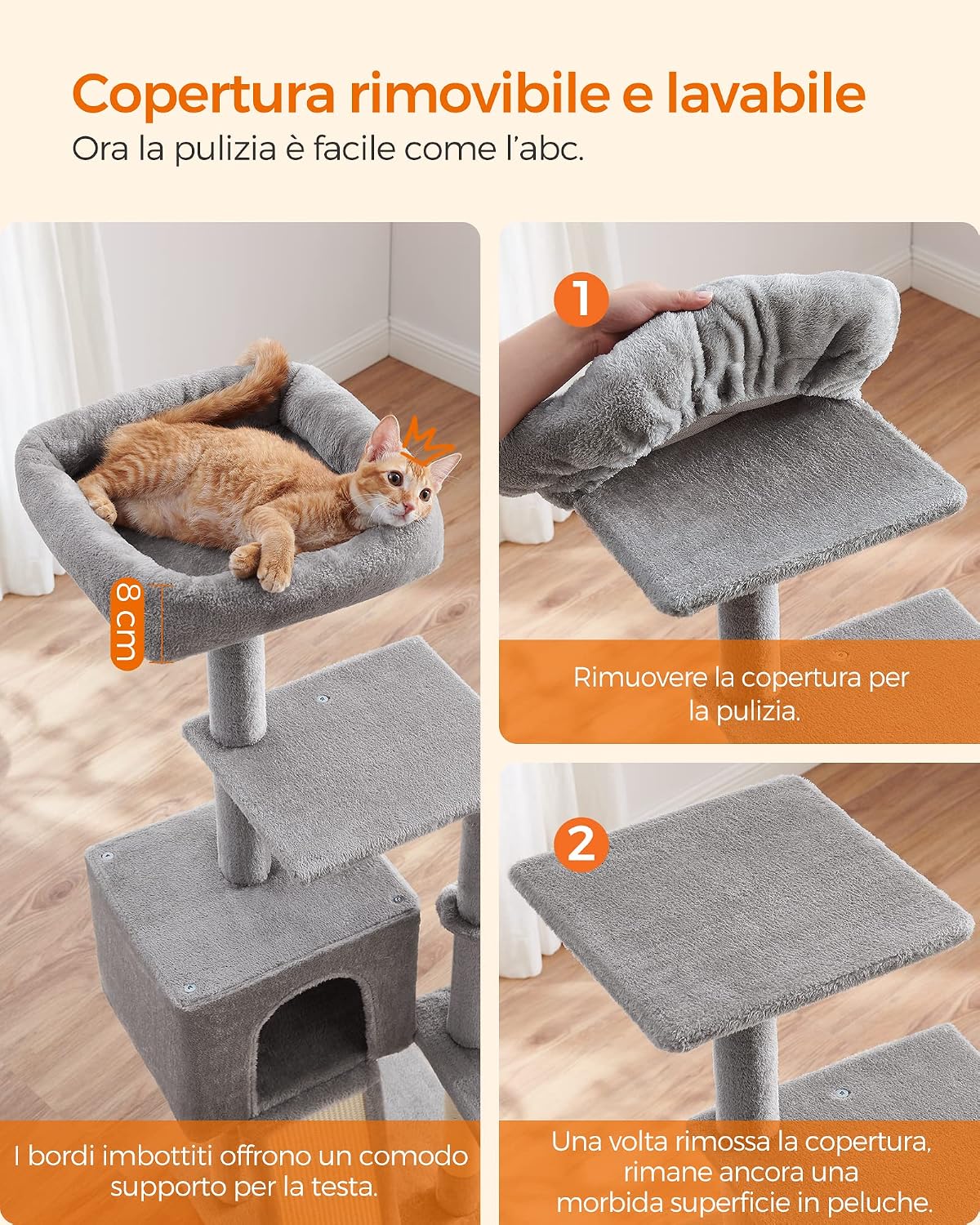 Thumbnail 4 de Feandrea Albero per Gatti 135 cm